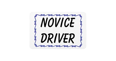 Novice Driver Magnet | Zazzle