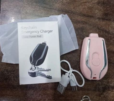 Mix Plastic Emergency Phone Charger Keychain, Packaging Type: Box, Size ...