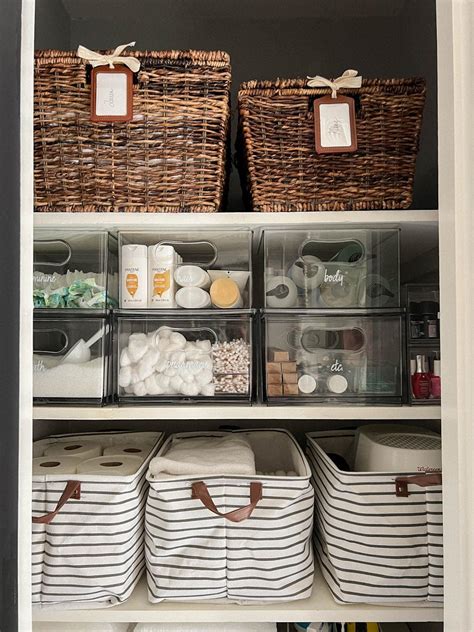 Bathroom Linen Closet Organization Ideas That Totally Work - DESIGN IT. STYLE IT.