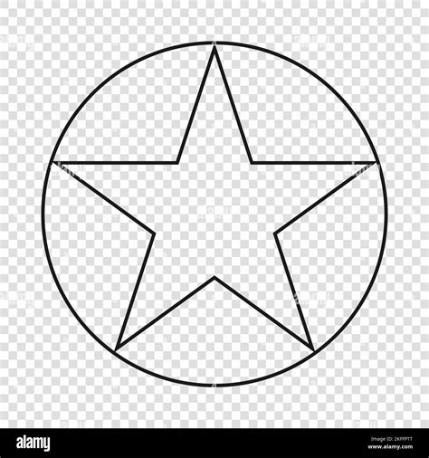 Thin line emblem of North Korea. National symbol on transparent background Stock Vector Image ...