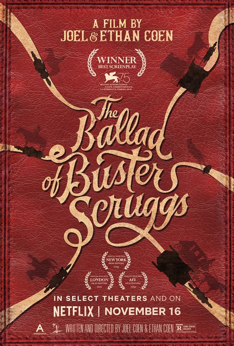 The Ballad of Buster Scruggs (2018) Poster #1 - Trailer Addict