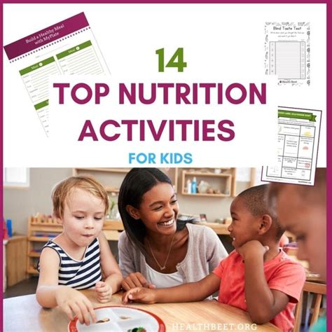 14 Engaging Nutrition Activities and Games for Kids {with worksheets ...