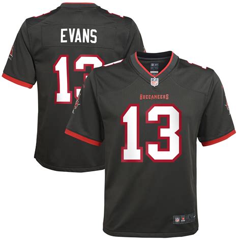 Youth Nike Mike Evans Pewter Tampa Bay Buccaneers Alternate Game Jersey