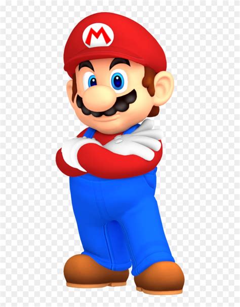 Mario Crossing His Arms By Nintega-dario - Crossed Arms Cartoon Character - Free Transparent PNG ...