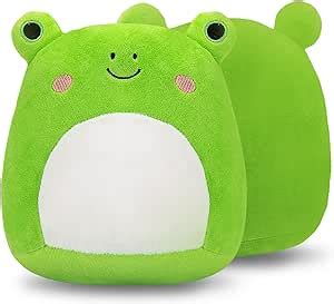 Amazon.com: Frog Plush Toy 12" Frog - Ultrasoft Stuffed Animal Plush Toy, Soft Plush Doll ...