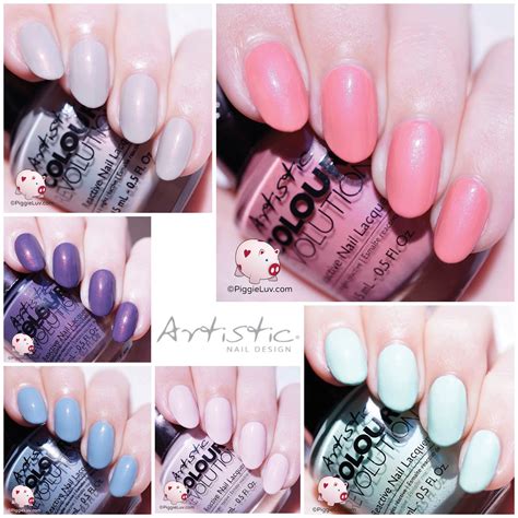 PiggieLuv: Artistic Nail Design Urban Distressed collection swatches & review