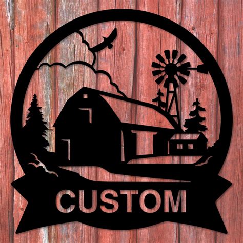 Farmhouse Decor | Custom Farm Sign | Metal Wall Art | Made In The USA ...