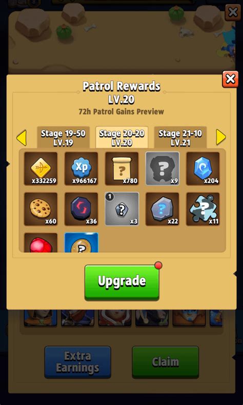 Patrol rewards ??? : r/Archero