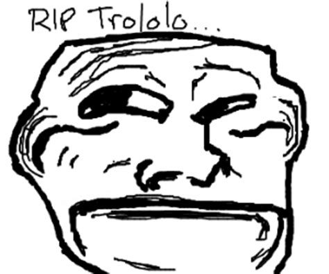 troll face sad that edward khil is dead - Drawception