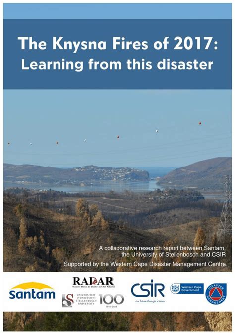 (PDF) THE KNYSNA FIRES OF 2017: LEARNING FROM THIS DISASTER