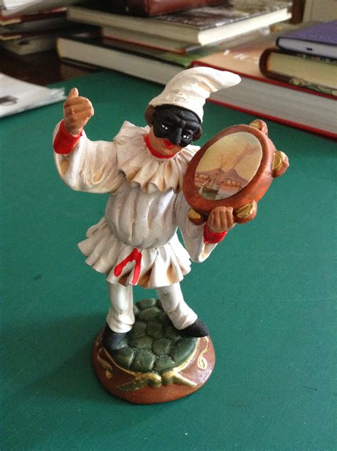 UMBRIA, TUSCANY & BEYOND: PULCINELLA - A CERAMIC FIGURE FROM NAPLES