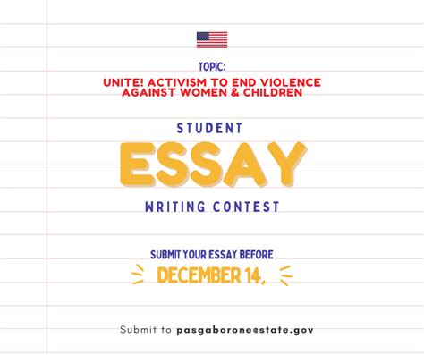 Essay Contest: 16 Days Against Gender Based Violence! - U.S. Embassy in Botswana