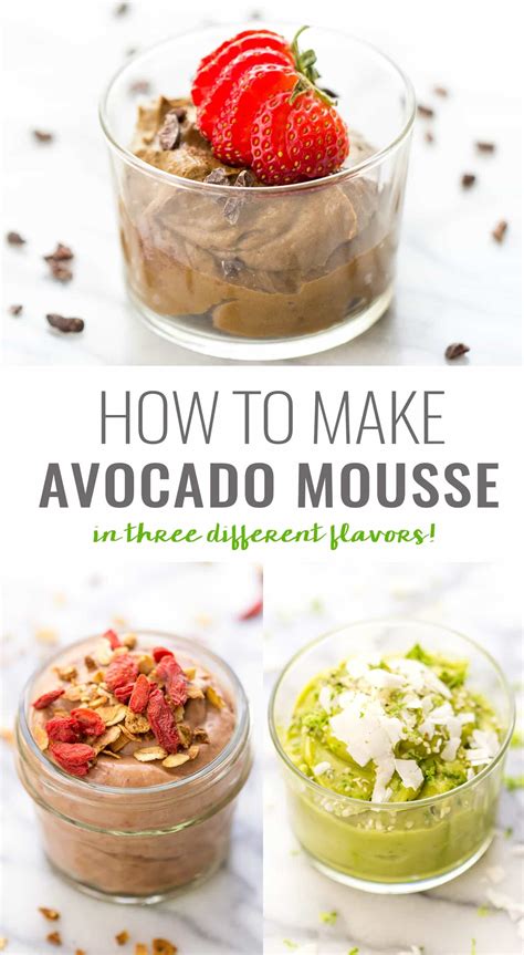 Vegan Avocado Mousse: 3 Ways - Simply Quinoa