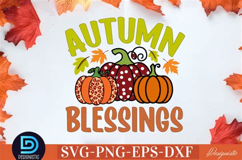 Autumn Blessings, SVG Autumn Blessings Graphic by Design's Dark ...