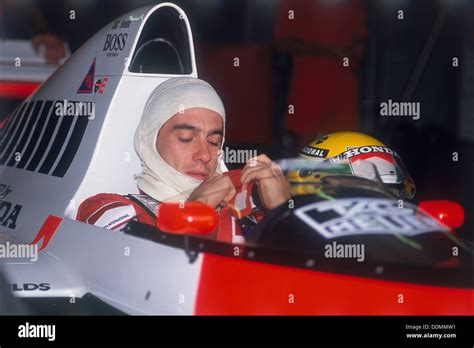 Ayrton senna crash helmet hi-res stock photography and images - Alamy