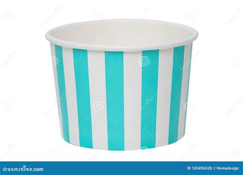 Paper ice cream cup stock photo. Image of single, cardboard - 105496528