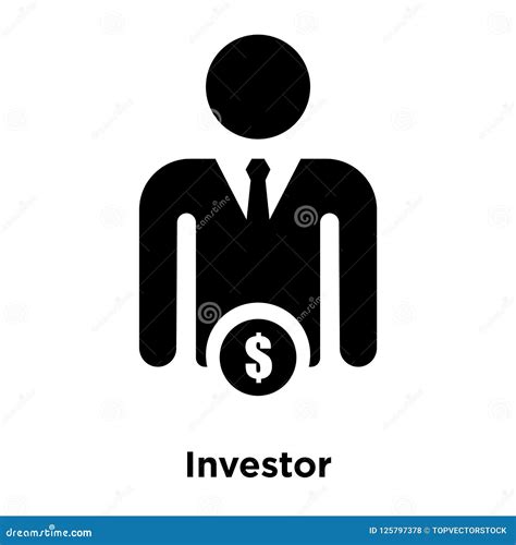 Investor Icon Vector Isolated on White Background, Logo Concept Stock Vector - Illustration of ...