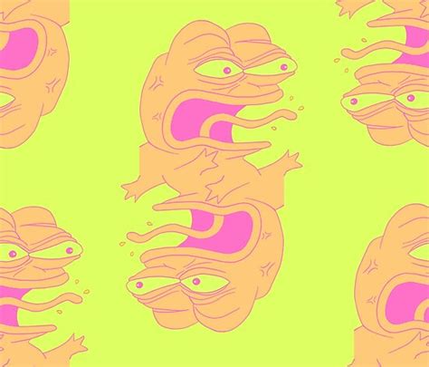 "Screaming Pepe The Frog Pastel Power" Poster by ChopKickPanda | Redbubble