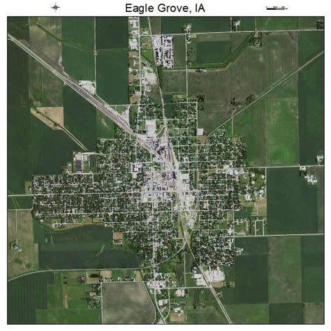 Aerial Photography Map of Eagle Grove, IA Iowa