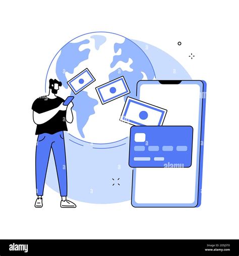 Money transfer abstract concept vector illustration Stock Vector Image & Art - Alamy