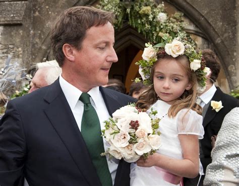 David Cameron and daughter Nancy attend a wedding | David Cameron's most candid pictures ...