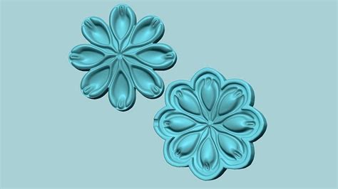Empire Buttercup Flower - Molding Arrangement EVA Craft 3D model 3D printable | CGTrader