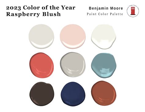 2023 Benjamin Moore Color Year Raspberry Blush Benjamin Moore - Etsy