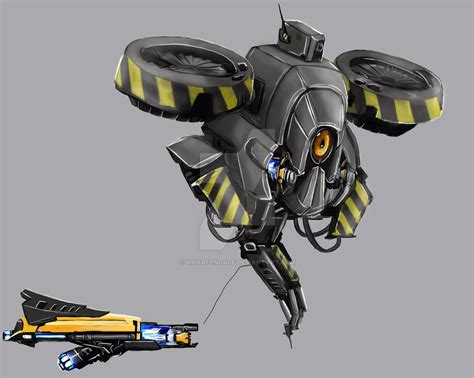 TechDusk flying drone concept by wharfendale on DeviantArt