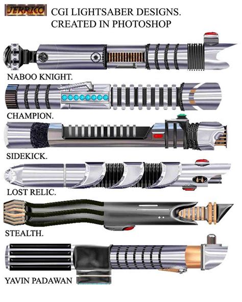 Possible hilt configurations | Star wars light saber, Lightsaber, Star ...