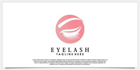 eyelash extension logo design for beauty with creative concept 14401875 ...