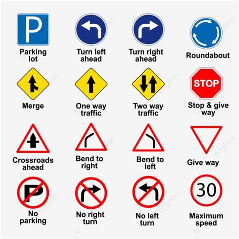 Pack of Colorful Traffic Signal Signs