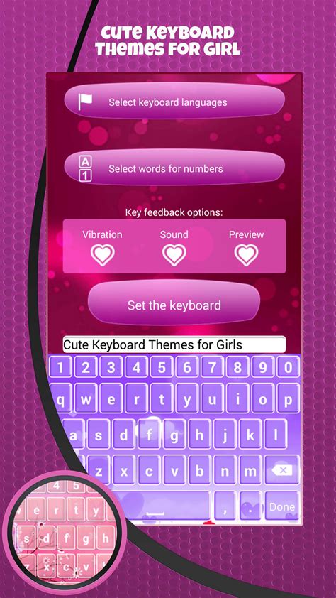 Cute Keyboard Themes for Girl APK for Android Download