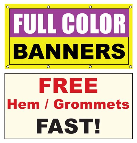 4x8 ft Vinyl Banner Custom Printed | DPSBanners.com