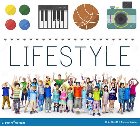 Lifestyle Culture Habits Hobbies Interests Life Concept Stock Image - Image of multicolored ...