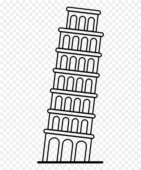 Leaning Tower Of Pisa Drawing, How to draw the leaning tower of Pisa ...