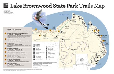 Lake Brownwood State Park: Trails Map - The Portal to Texas History