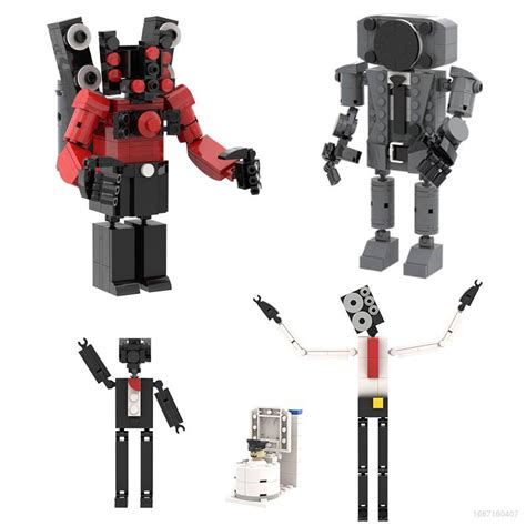 Mô Hình Đồ Chơi Lắp Ráp Toilet Skibidi Minifigure Speakerman Bosses Camera Man Monitor Man Mới ...