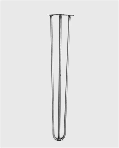 710 mm Raw Steel Hairpin Table Legs (Set of 4) | Loftmotif