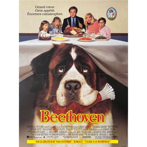 BEETHOVEN French Movie Poster - 15x21 in. - 1992