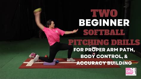 2 Beginner Softball Pitching Drills For Proper Arm Path, Body Control ...