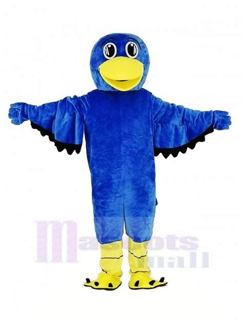 Blue Falcon Mascot Costume Animal