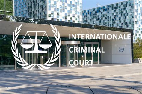 Building of International Criminal Court with (ICC) Logo, Anniversary ...