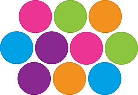 Bright Colors Circles Accents - TCR5189 | Teacher Created Resources