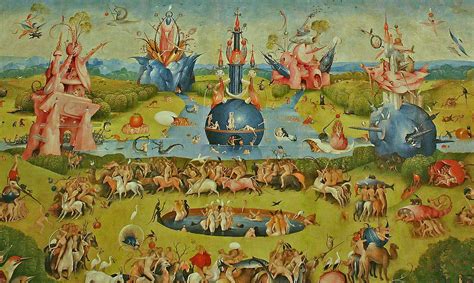 Hieronymus Bosch Garden Of Earthly Delights Triptych Hieronymus Bosch ...