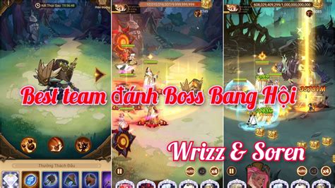 Afk Arena | The best team đánh boss Bang Hội Wrizz & Soren, Newbie nên mượn ai về đánh Boss ...