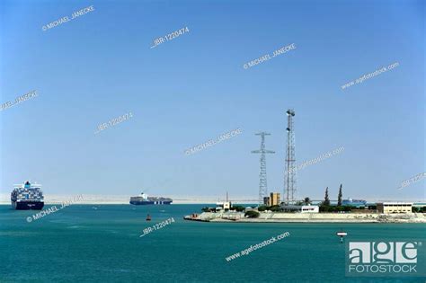 Container ships, desert, Egypt, Northern Africa, Africa, Stock Photo, Picture And Rights Managed ...