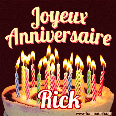 Happy Birthday Rick GIFs - Download on Funimada.com