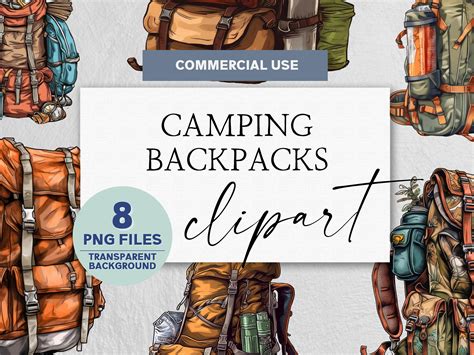 Camping Backpack Clipart Backpack PNG Clipart Camping Clipart ...