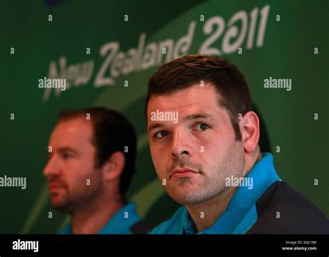 Rugby Union - Rugby World Cup 2011 - Ireland Press Conference - Ireland Team Hotel Stock Photo ...