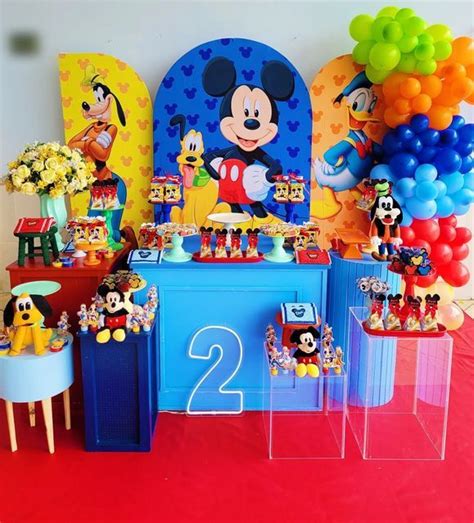 Mickey Mouse House, Mickey Mouse Themed Birthday Party, Fiesta Mickey Mouse, Disneyland Birthday ...